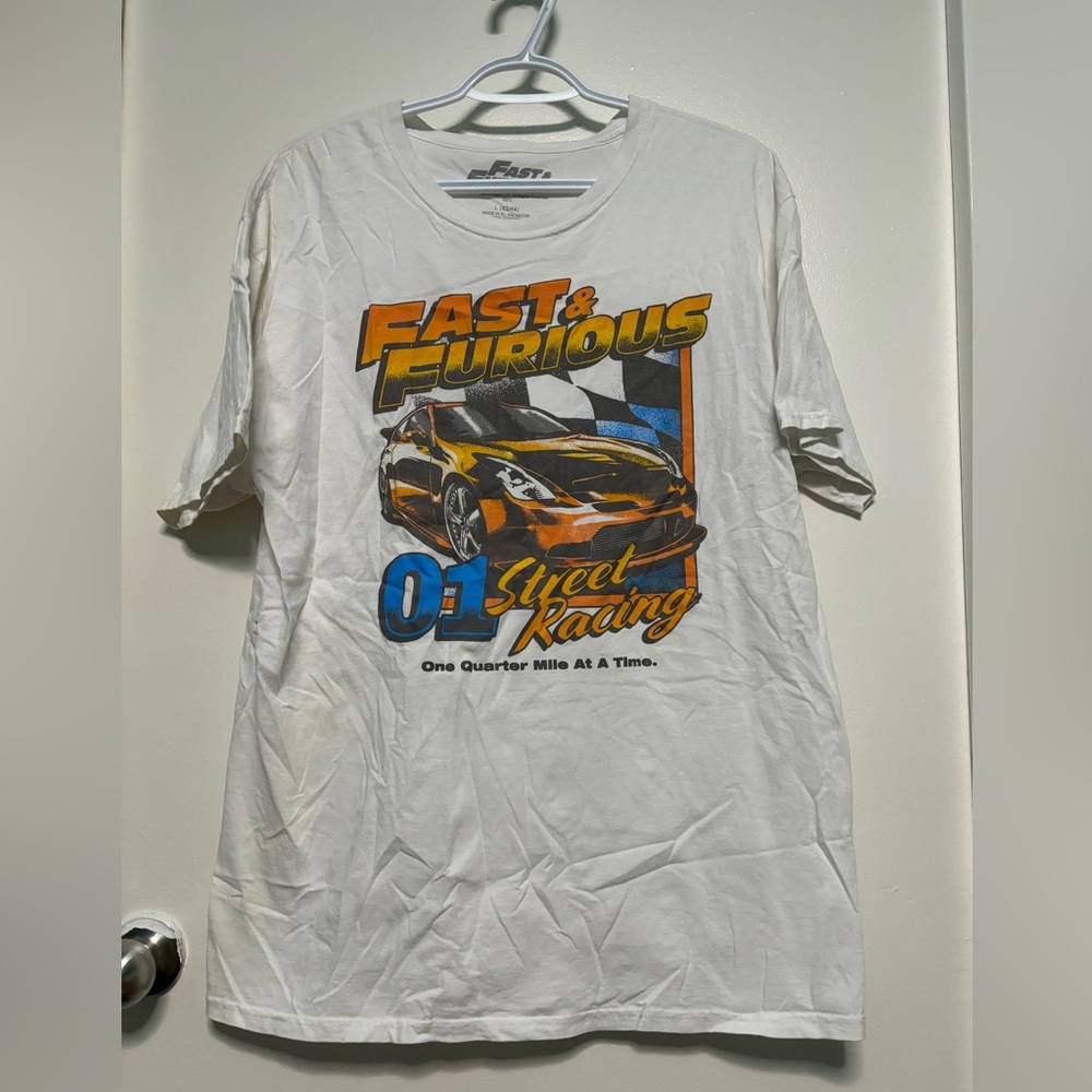 FAST & FURIOUS WHITE T-SHIRT